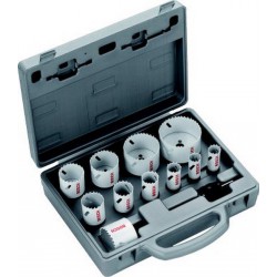 Jeux de scies cloches avec adaptateur Power Change, progresseur, Quantité : 14 pièces