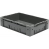Caisse de transport gerbable VTK 600/145-0 gris (Par 2)