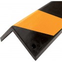 Cornière caoutchouc jaune noir 121x121x805mm