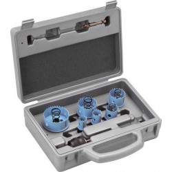 Jeux de scies cloches avec adaptateur Power Change, Sheet Metal, Quantité : 9-teilig