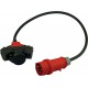 Rallonge IP44 1m H07RN-F5G2,5 CEE 16A