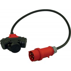 Rallonge IP44 1m H07RN-F5G2,5 CEE 16A