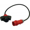 Rallonge IP44 1m H07RN-F5G2,5 CEE 16A