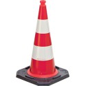 MORION-Cone de signalisation EU 750 Typ A, rouge-blanc réflechissant