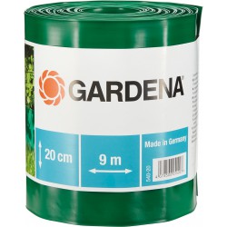 Gardena 00540-20 Bordure de pelouse Vert Plastique 20 cm x 9 m
