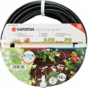 Tuyau d'irrigation a goutteurs intégrés 15 m - 4.6 mm, Orange - Gardena 136220