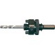 Queue d'emmanchement pour scies cloches, Queue d'emmanchement : Queue à six pans/ de 9,5 mm, Pour les scies cloche d'un Ø de 14-30 mm