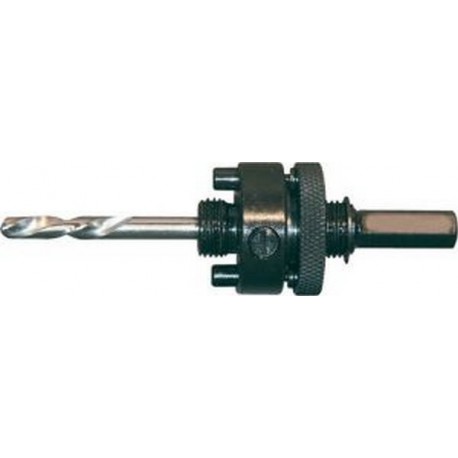 Queue d'emmanchement pour scies cloches, Queue d'emmanchement : Queue à six pans/ de 9,5 mm, Pour les scies cloche d'un Ø de 14-30 mm