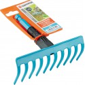 Gardena 3185-20 Rateau a gravier Combisystem 10 dents