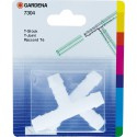 Raccord en T en plastique 12mm-Gardena