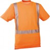 T-shirt Haute visibilité orange vif ,Taille L