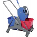 Chariot de nettoyage HAACP 910x435x800mm 2x25l