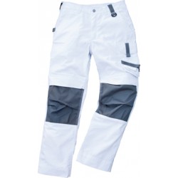 Pantalon de travail Champ, Taille 54, blanc/gris