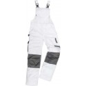 Salopette de travail Champ, Taille 52, blanc/gris