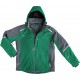 Veste softshell hiver , Taille 3XL, vert /gris