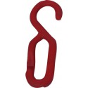 Crochet 430-08S plastique , 6mm, noir