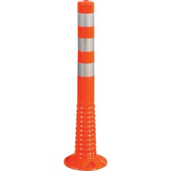 Poteau signalisation 1000mm, Ø 80mm, orange