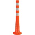 Poteau signalisation 1000mm, Ø 80mm, orange