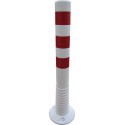 Poteau signalisation 1000mm, Ø 80mm, blanc