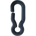 Crochet universel noir pour Chaine plastique