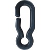 Crochet universel noir pour Chaine plastique