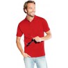 T-shirt Polo Taille XL, rouge feu