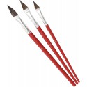 Set 3 pinceauTaille 4,6,8 Nolle