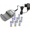 Chargeur Set 3 avec 8 Mignon NimH-Batteries