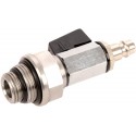 Raccord gaz acier inoxydable R1/2" + 3/4" 28 843