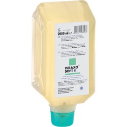 Nettoyant pour mains Ivraxo Soft K, 2000 ml Bouteille souple (Par 6)