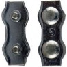 Bornes duplex Nr. 104 Galv. 3,0 mm (Par 50)