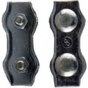 Bornes duplex Nr. 104 Galv. 5,0 mm (Par 50)