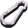 Mousqueton pompier galZn 50x 5mm (100) (Par 100)
