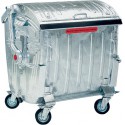 Container poubelle Galv. 1,1 m3 avec verrouillage