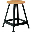 Tabouret en acier 4 jambes, H550 mm