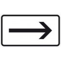 Panneau Signe 1000-20, 231x420mm Droit