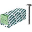 Boulon tete bombé DIN 603 o.Mu acier inoxydable A2 M6x80 HP E-NORMpro (Par 100)