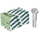 Boulons DIN 931 acier inoxydable A2 M12x100 HP E-NORMpro (Par 25)