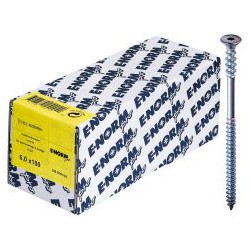 Vis bois ajustement galZn 6,0x120 E-NORMpro (Par 50)
