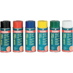 Spray colorant mat 400ml noir E-COLL (Par 6)