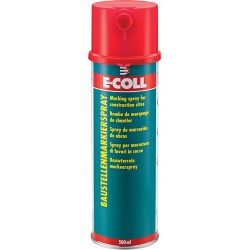 Bombe marquage chantier 500ml vert E-COLL (Par 12)