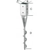 Point d'ancrage tzn 91x650 mm