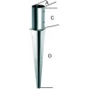 Point d'ancrage tzn 100 pour Ret holz