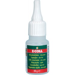 Superglue ultra rapide 20g E-COLL (Par 10)
