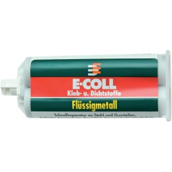 Seringue 2K-liquide métal 50g E-COLL (Par 12)