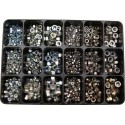 Coffret E-NORM 53 Muttern Mix zn/Edel acier