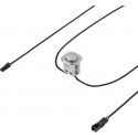 LED Bouton 12 Volt Aluminium Optik