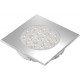 LED Sign Plus square nw Aluminium Optik
