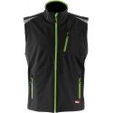 Gilet homme FORTIS 24, Black/lime green, Gr.M