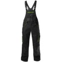 Salopette Homme Fortis 24, Black/lime green,Taille 90